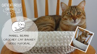 Mabel Beans Crochet Cat Basket  Catventurous Crochet