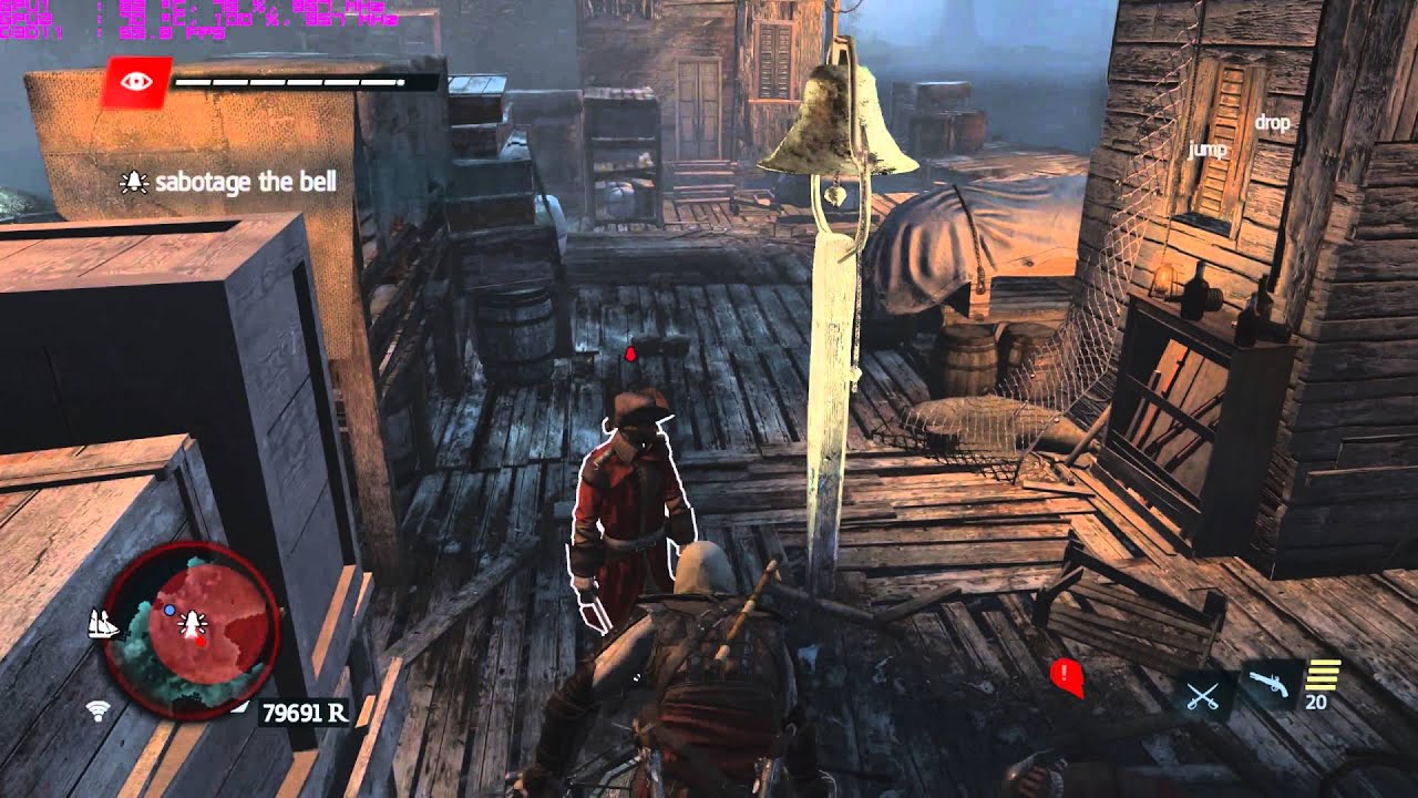 Assassin's Creed 4 PC Gameplay Maxed Settings Sapphire R9 290 Tri-X Crossfire + i7-4770k 4.3GHz