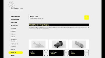 Video Guide - Download Free 3D Models, Search, Select, Import, Fast and Easy on FreePolygon Website