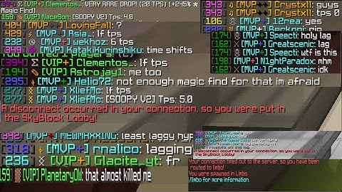 HOW TO CRASH A LOBBY IN #hypixelskyblock (Hypixel Skyblock Shitpost)