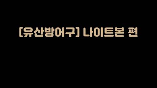 [유산 방어구] 나이트본 편