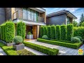 Modern small front yard landscaping ideas  beautiful outdoor space with limited square footage