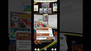 Mega Lucario ex VS. Cynthia's Garchomp Ranked Battle Short (PTCGL: Mega Evolution - Perfect Order)