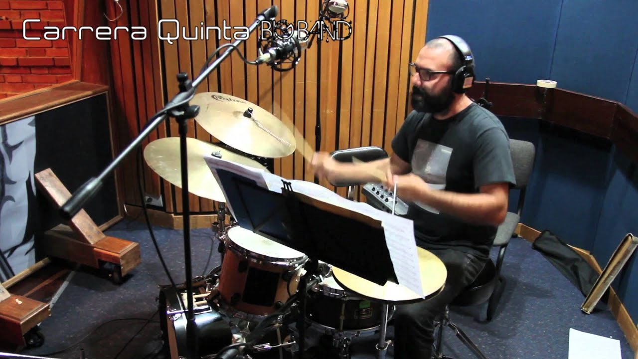 Pedro Acosta batería Carrera Quinta Big Band drum solo YouTube