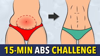 15-Minute Abs Challenge for a Flat Stomach