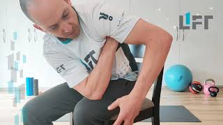 Subscapularis self massage (active myofascial release) - improve pain free shoulder mobility