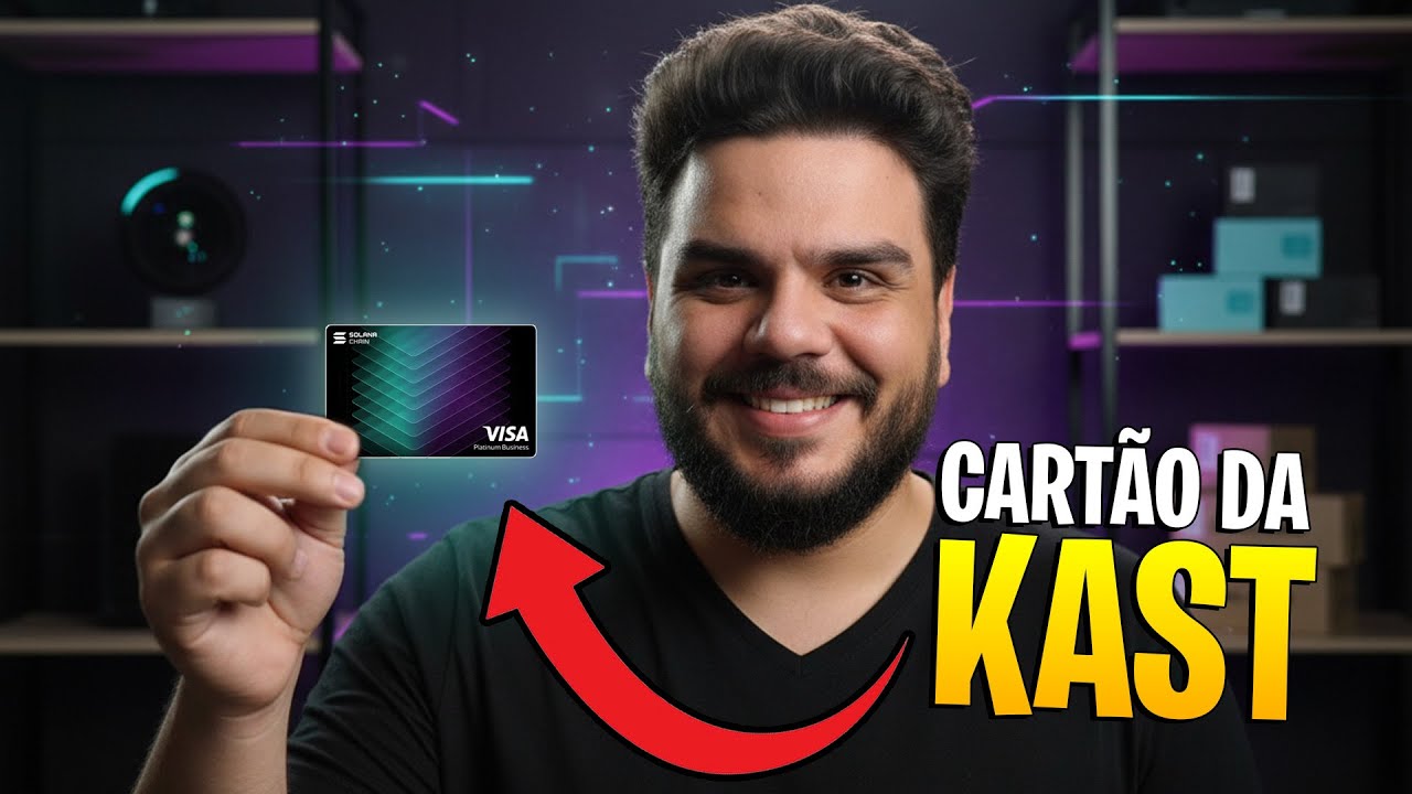 KAST card – faça PIX com cripto direto!