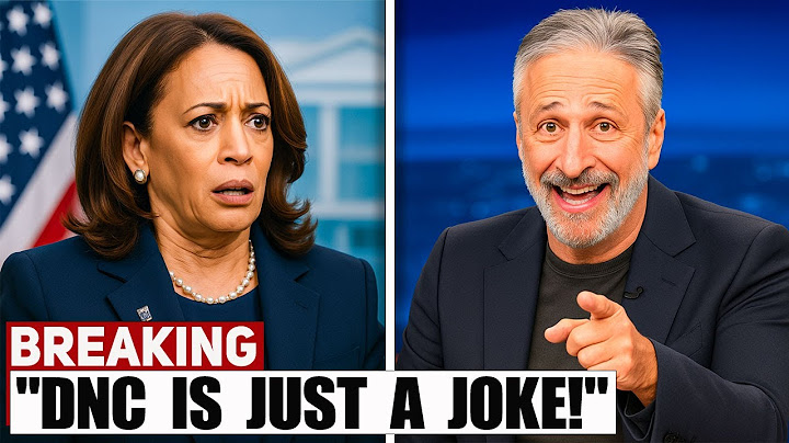 Jon Stewart Hilariously DESTROYS DNC Over Kamala Disaster on Live TV