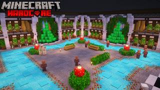 I Built the ULTIMATE Trading Hall in Hardcore Minecraft
