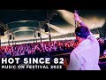 Hot since 82 at music on festival 2023  amsterdam