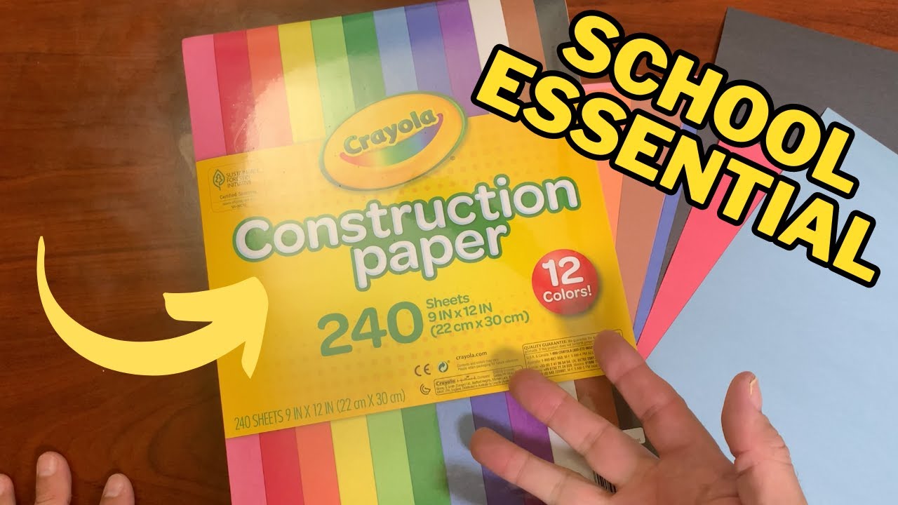 Crayola Construction Paper Pad, 9 x 12 - 96 sheets