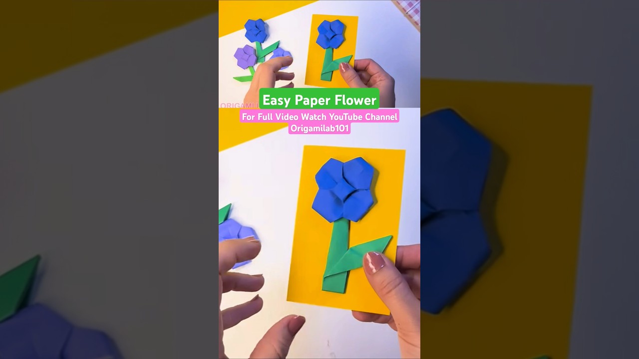 Easy Paper Flower 