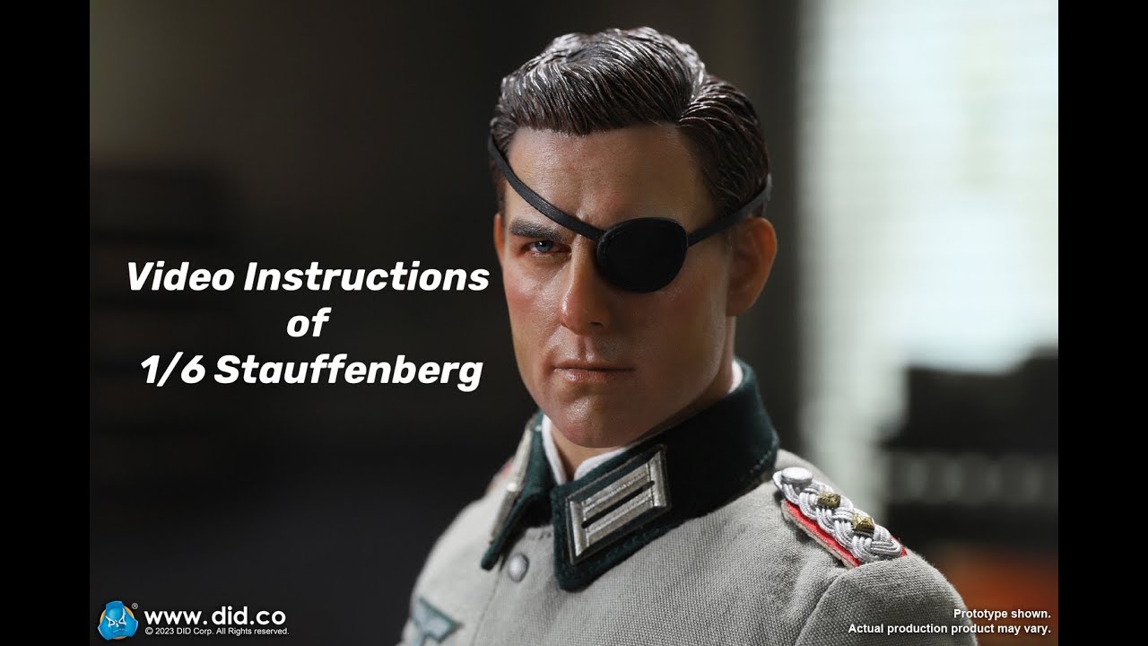 Video instructions of 1/6 Operation Valkyrie Oberst I.G. Claus von