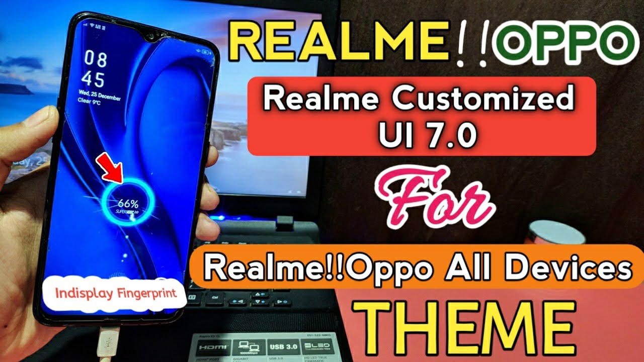 Realme!!Oppo Customized UI colorOS 7 Theme,working Indisplay Fingerprint,New Icons|ColorOS 7 Update|