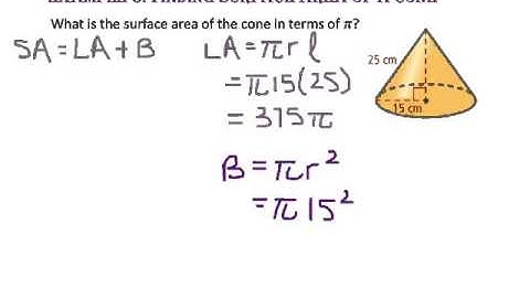 11-3: Surface Areas of Pyramids and Cones