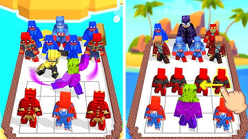 Hero Craft Merge Master - Gameplay Walkthrough Part 1 Max Level (Android, iOS)