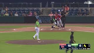 Sal Stewart's four-hit, five-RBI performance