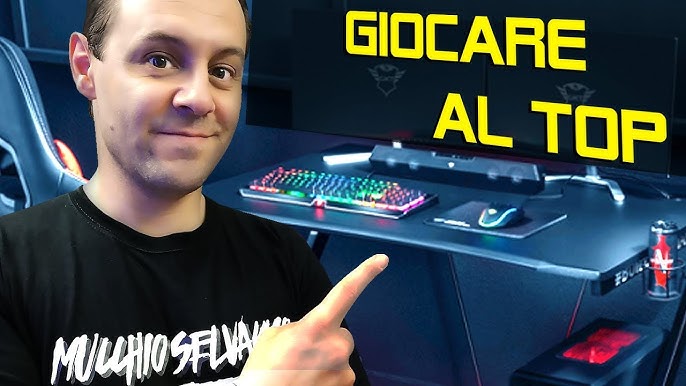 Trust Scrivania Gaming GXT1175 Imperius XL Gaming Desk 23802 - niclick