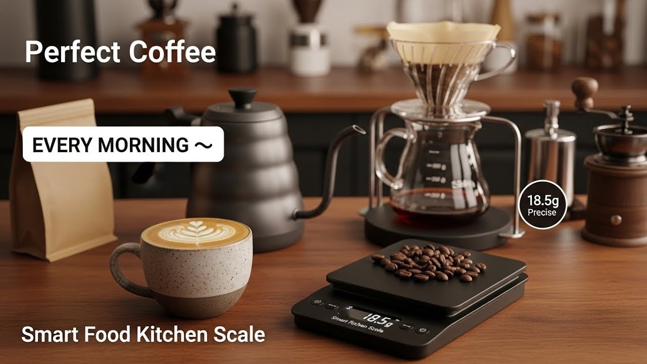 "Luxury Kitchen Upgrade Under $50? Smart Food Kitchen Scale Review 💎"