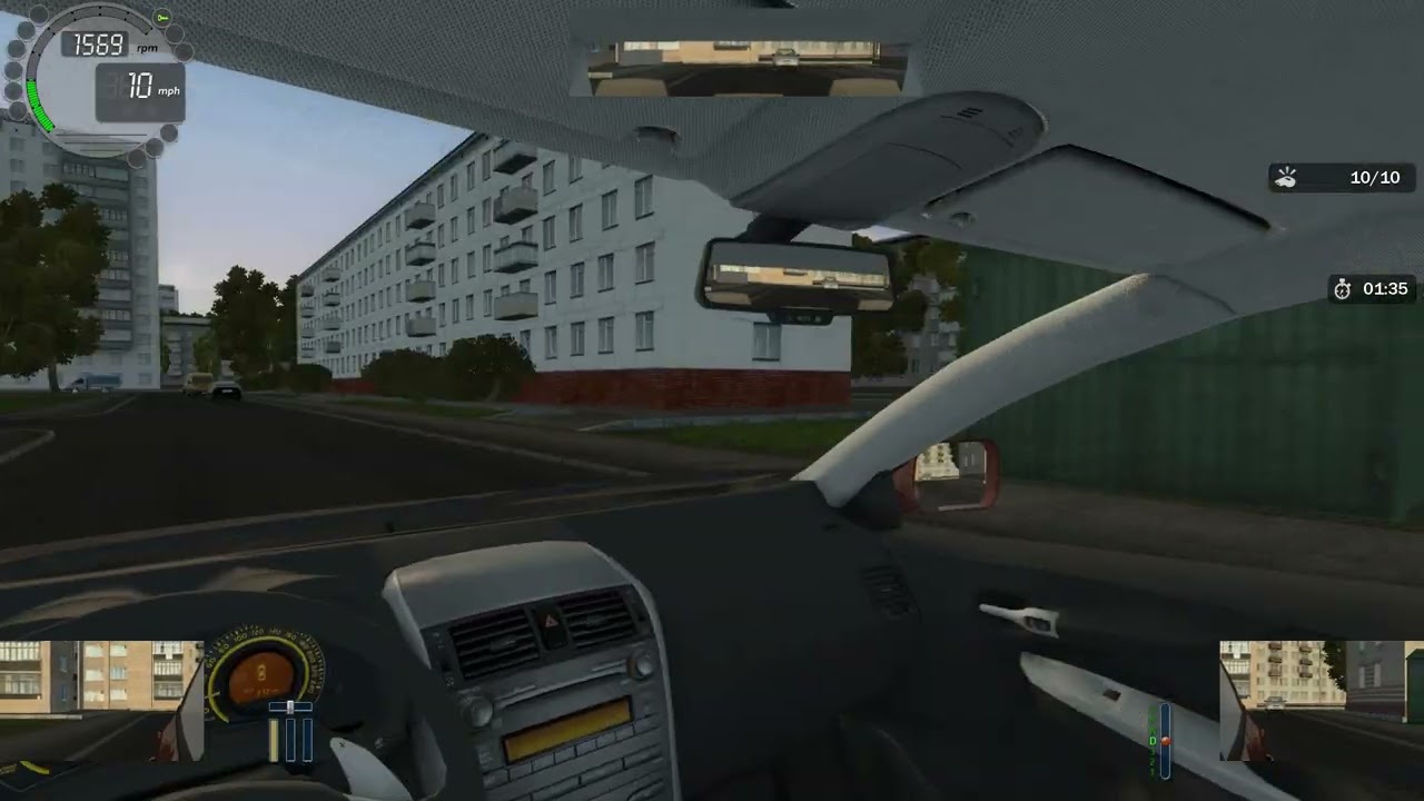 운전면허 2종보통 대비 City Car Driving: Yard driving