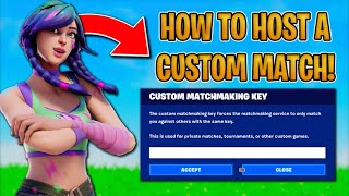 How to CREATE or JOIN a CUSTOM Match in Fortnite Chapter 4 Season 3!