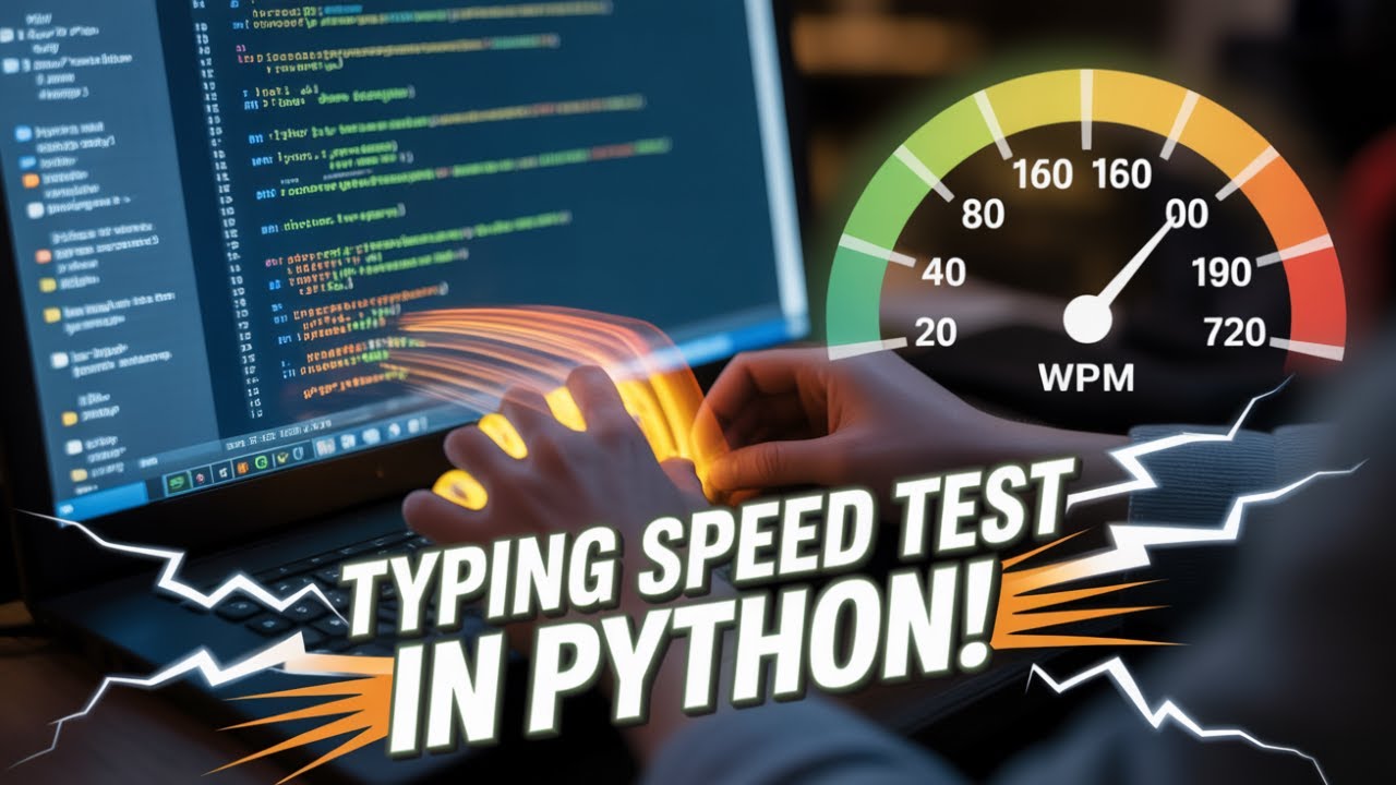 I Made a Typing Speed Test in Python | Test Your WPM & Accuracy - YouTube