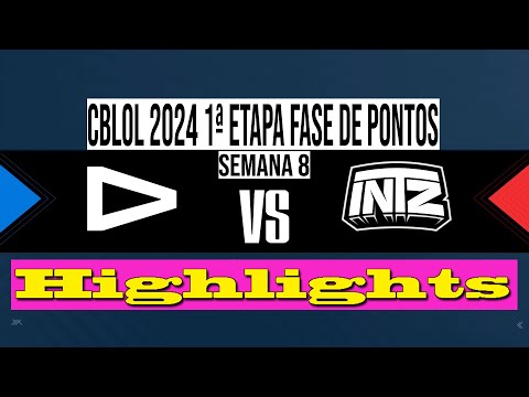 LOUD VS INTZ | CBLOL 2024 | Highlights | LLL VS ITZ