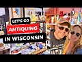 Antiquing for real Vintage Treasure in Wisconsin. Thrift with me to keep or resell on eBay haul