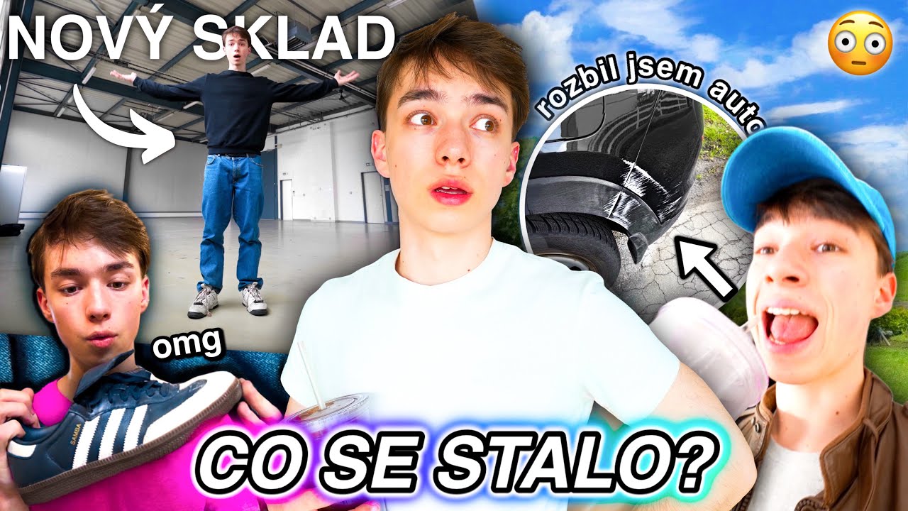 VLOG: Bydlení Sám, NABOURAL JSEM, Další Stěhování, Tour Skladu, Rhode mi zničil pleť? Recept na kafe