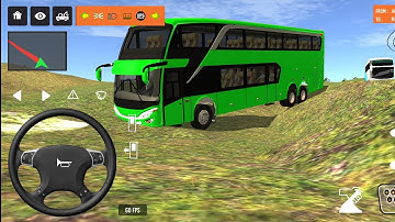 2025 new coach bus simulator 💥 || indonesia bus simulator part-139 #bus #game #simulator #comman 