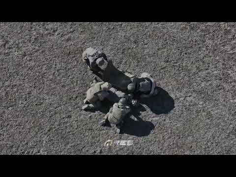 Ноші тактичні евакуаційні ARES Cordura/кордура аналог NAR Quick Litter, видео 1