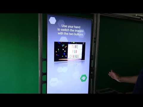 Touch-less interaction with OptiTUIO