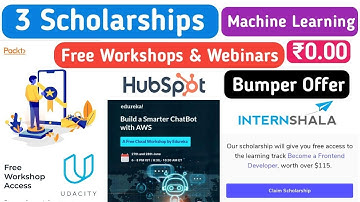 Free Workshops & Webinars Certificates| | Scholarships | Skills Matter