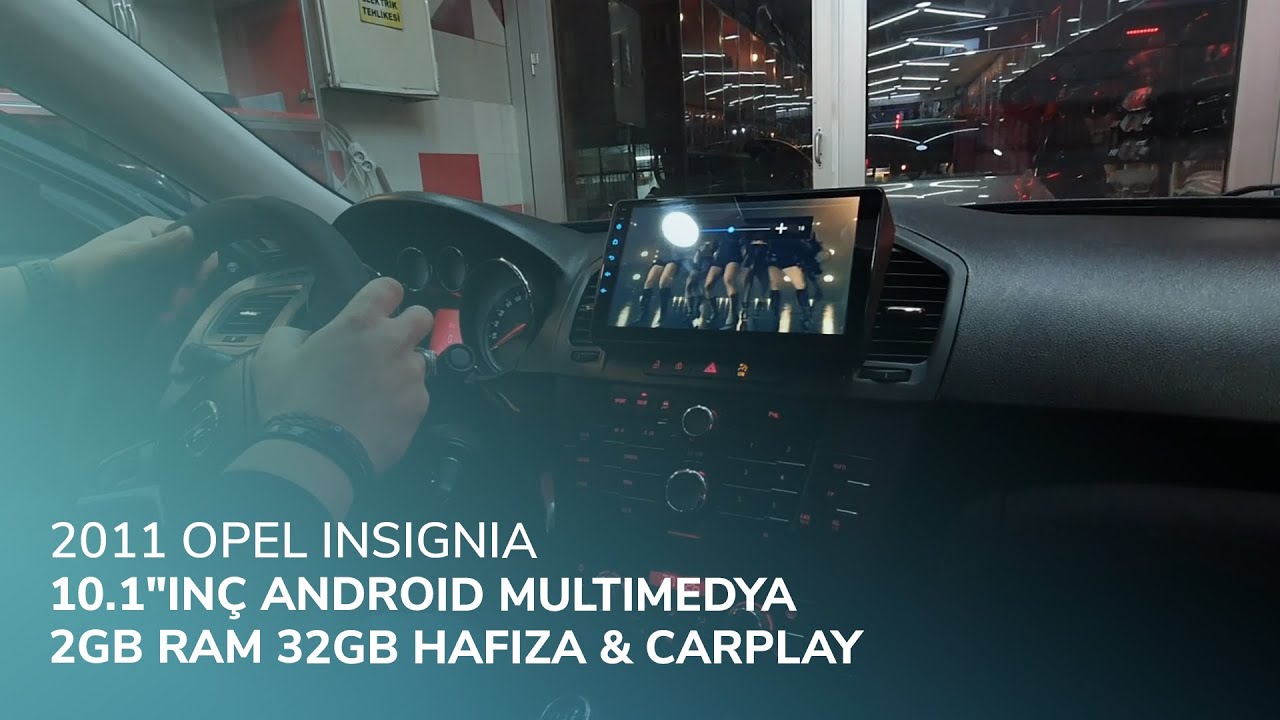 2011 Opel Insignia // 10.1"inç Android Multimedya 2GB Ram 32GB Hafıza & CarPlay