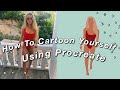 How To Make Digital Illustrations In Procreate *Cartoon Yourself/Vector Art* | Amy Tannock