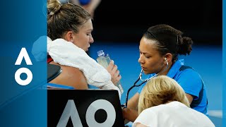 Blood pressure is rising, Halep seeks medical treatment | Australian Open 2018 screenshot 2