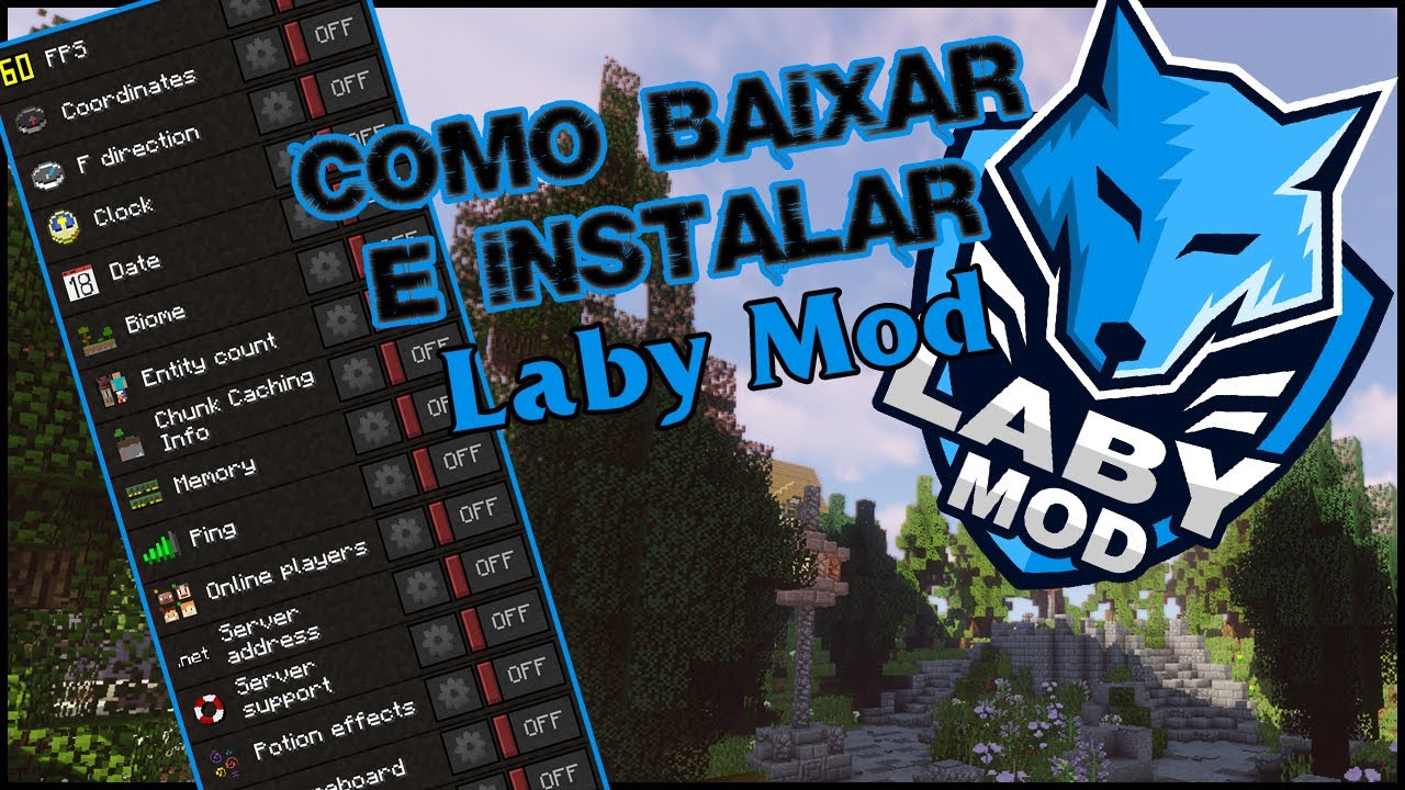✅ COMO BAIXAR E INSTALAR LABYMOD NO MINECRAFT 1.8.9 ATÉ 1.16.5