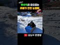 아빠가 만든 짠한 눈썰매 🎢 #shorts #눈썰매 #캠핑