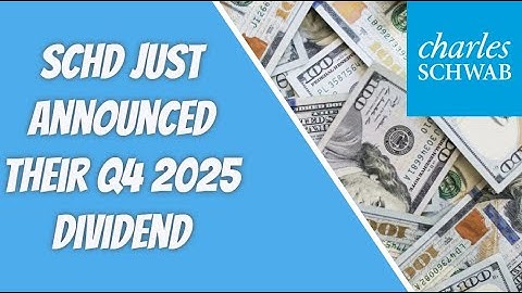 SCHD Just Announced Their Q4 2025 Dividend!!!