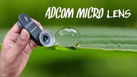 ADCOM 12x/24x MICRO LENS ODER AMAZON UNBOXING FULL VIDEO.