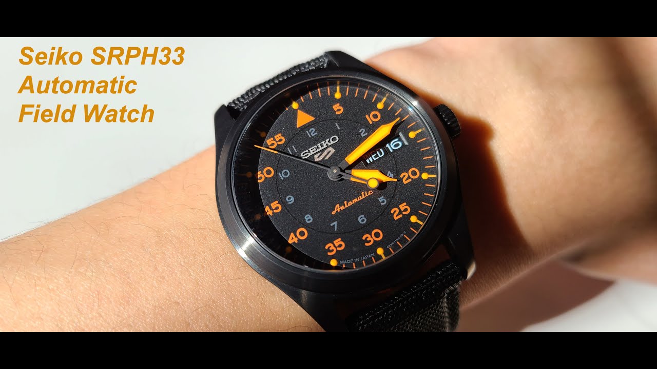 Unboxing! Automatic 2022 YouTube Field Watch NEW Seiko\'s SRPH33 - -