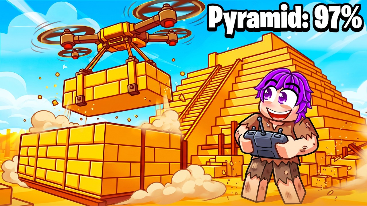 Starting Over with ONLY ROBUX in Build The Pyramid