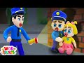 Police luka find baby lost  luka learns outdoor safety  play doh cartoon  woa luka channel