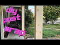 Fun and Easy DIY Front Porch Post/Column Wrap