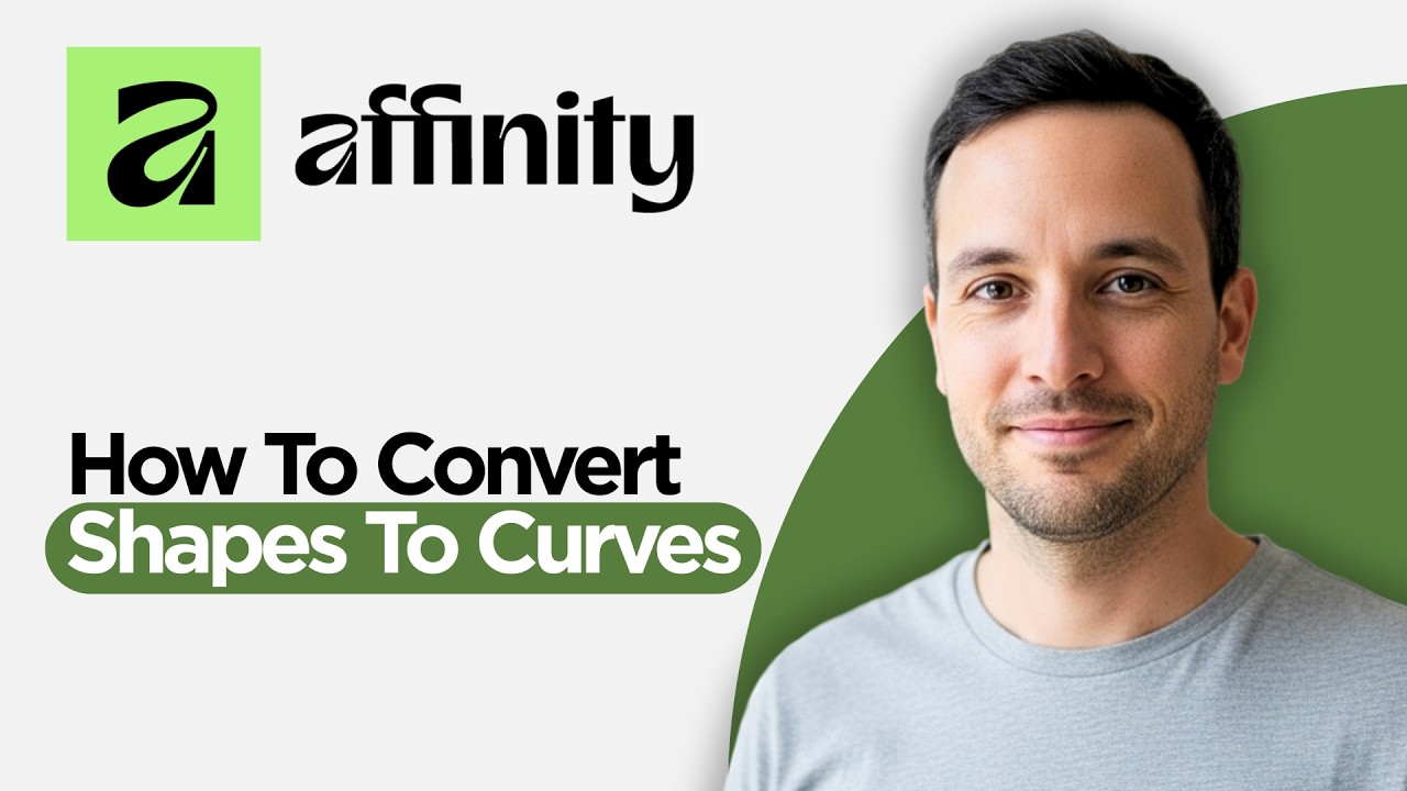 How to Convert Shapes to Curves in Affinity - YouTube