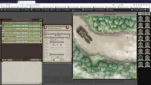 Fantasy Grounds Encounter Setup and Sample Combat