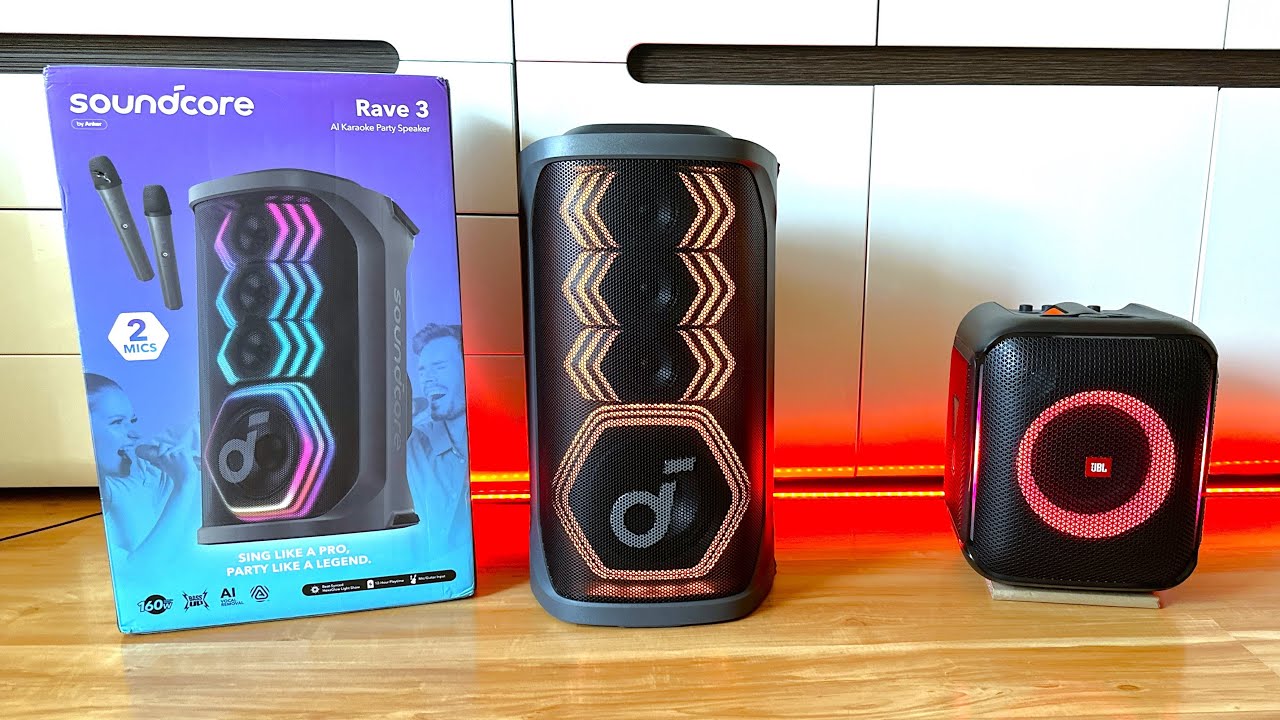 Soundcore Rave 3 160W 🧐🆚 JBL Encore Partybox - YouTube