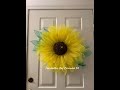 sunflower on the uitc board | Easy DIY Wreath