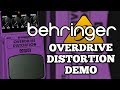 Behringer - OD-300 Overdrive Distortion - Demo