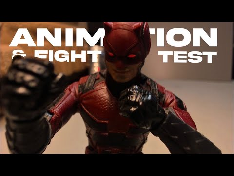 Daredevil Stop-Motion Fight Test Animation